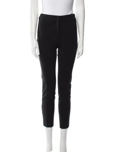 Pre-owned Akris Punto Skinny Leg Pants In Black