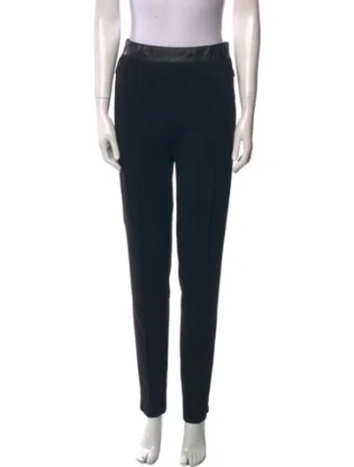 Pre-owned Akris Punto Skinny Leg Pants In Black