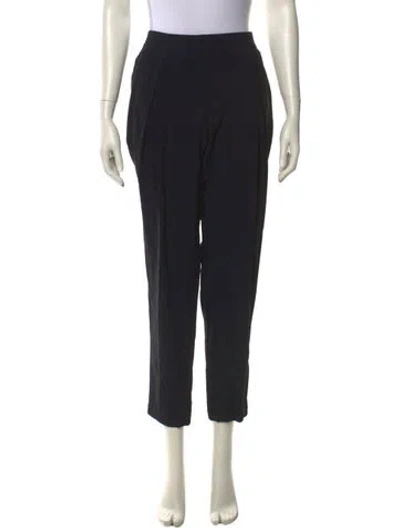 Pre-owned Akris Punto Skinny Leg Pants In Black