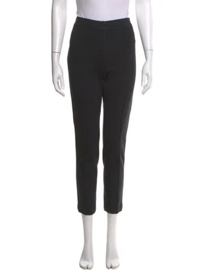 Pre-owned Akris Punto Skinny Leg Pants In Black