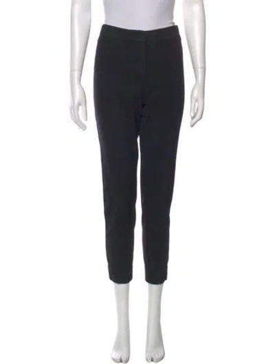 Pre-owned Akris Punto Skinny Leg Pants In Black