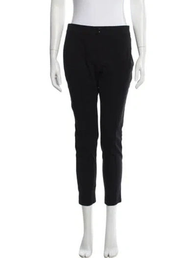 Pre-owned Akris Punto Skinny Leg Pants In Black