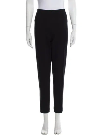 Pre-owned Akris Punto Skinny Leg Pants In Black