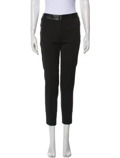 Pre-owned Akris Punto Skinny Leg Pants In Black