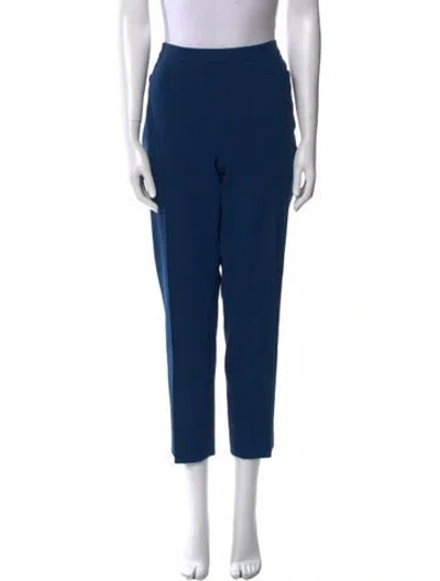 Pre-owned Akris Punto Skinny Leg Pants In Blue