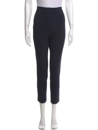Pre-owned Akris Punto Skinny Leg Pants In Blue