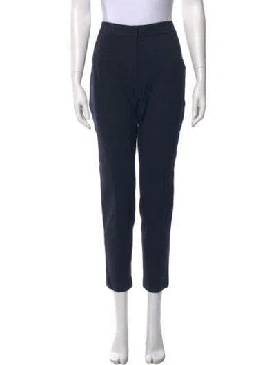Pre-owned Akris Punto Skinny Leg Pants In Blue