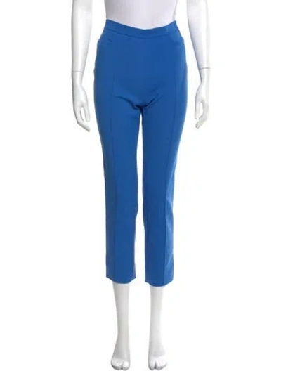 Pre-owned Akris Punto Skinny Leg Pants In Blue