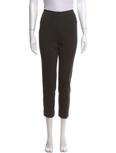 Pre-owned Akris Punto Skinny Leg Pants In Brown