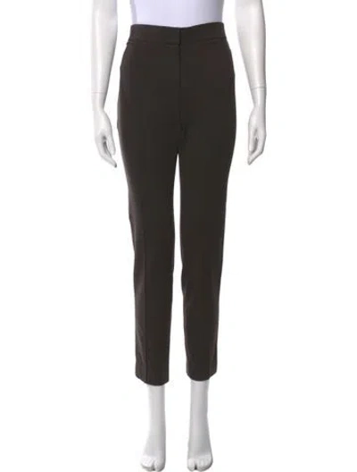 Pre-owned Akris Punto Skinny Leg Pants In Brown