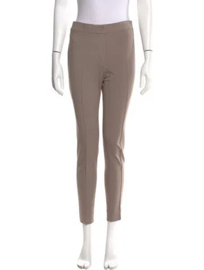 Pre-owned Akris Punto Skinny Leg Pants In Neutral