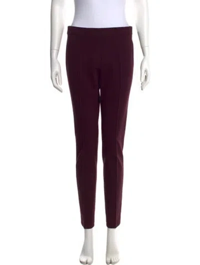 Pre-owned Akris Punto Skinny Leg Pants In Purple