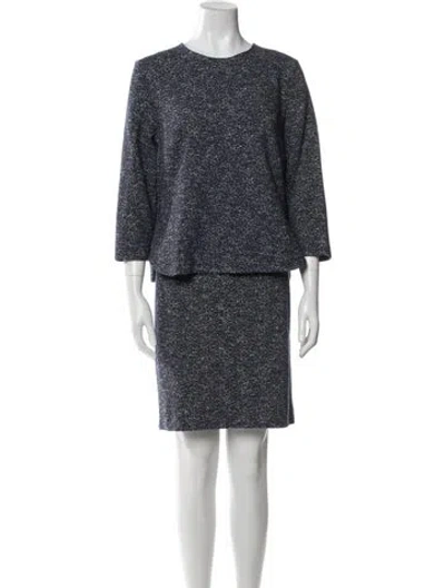 Pre-owned Akris Punto Skirt Set In Blue