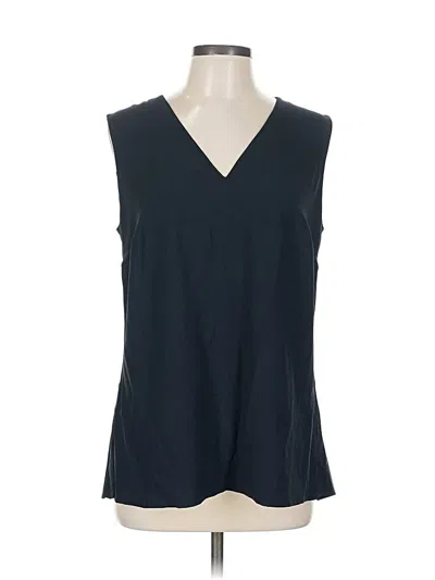 Pre-owned Akris Punto Sleeveless Blouse In Blue
