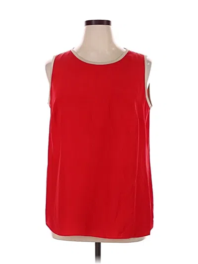 Pre-owned Akris Punto Sleeveless Blouse In Red