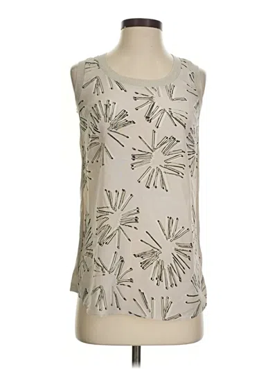 Pre-owned Akris Punto Sleeveless Blouse In Tan