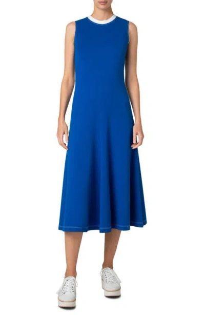 AKRIS PUNTO AKRIS PUNTO SLEEVELESS JERSEY MIDI DRESS
