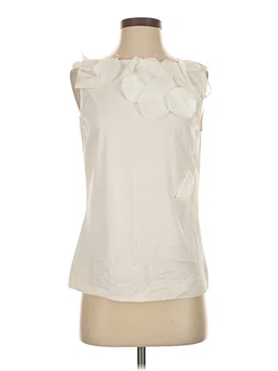 Pre-owned Akris Punto Sleeveless T-shirt In Ivory