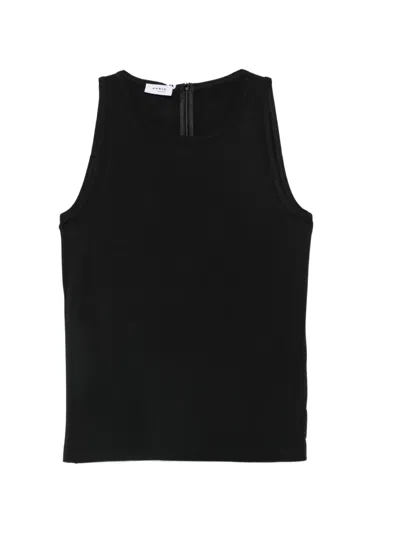 Akris Punto Sleeveless Zip-fastening Top In Black