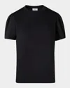 Akris Punto Straight Cotton Jersey T-shirt In Black