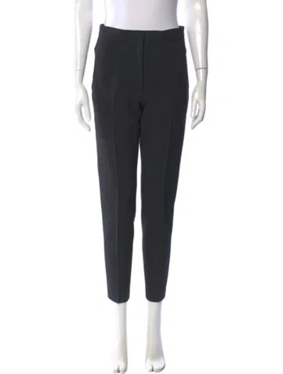 Pre-owned Akris Punto Straight Leg Pants In Black