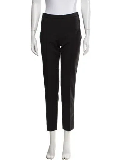Pre-owned Akris Punto Straight Leg Pants In Black