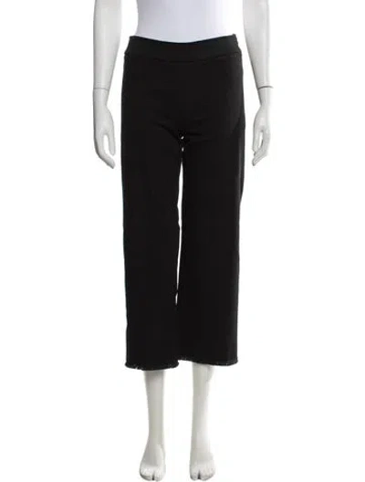 Pre-owned Akris Punto Straight Leg Pants In Black