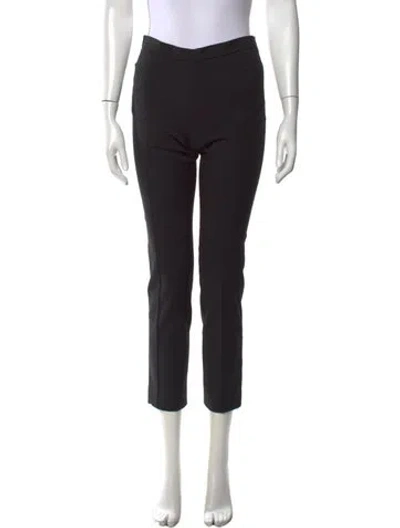 Pre-owned Akris Punto Straight Leg Pants In Black