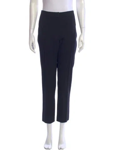 Pre-owned Akris Punto Straight Leg Pants In Blue