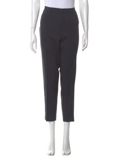 Pre-owned Akris Punto Straight Leg Pants In Gray