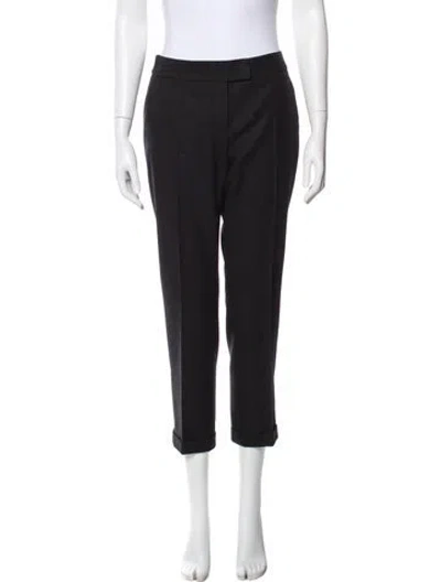 Pre-owned Akris Punto Straight Leg Pants In Gray