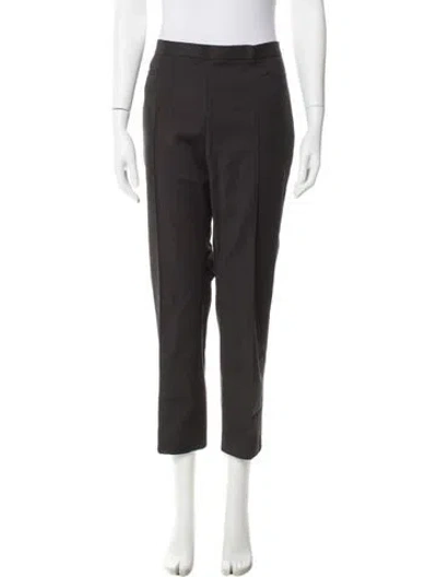 Pre-owned Akris Punto Straight Leg Pants In Gray