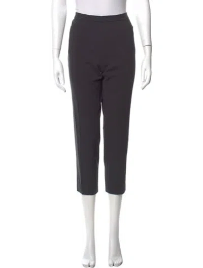 Pre-owned Akris Punto Straight Leg Pants In Gray