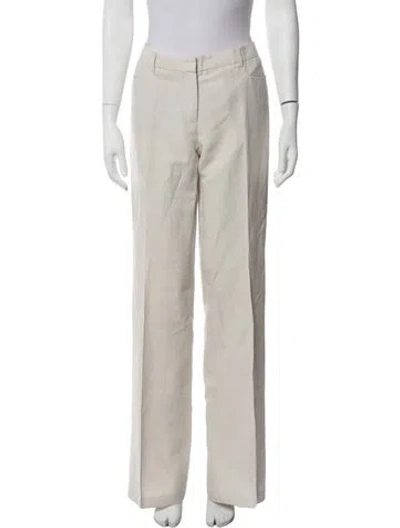 Pre-owned Akris Punto Straight Leg Pants In Grey