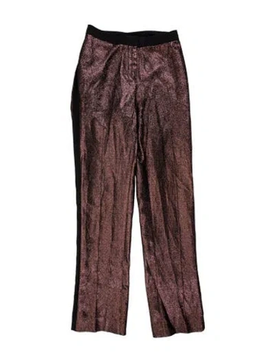 Pre-owned Akris Punto Straight Leg Pants In Multicolor