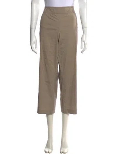 Pre-owned Akris Punto Straight Leg Pants In Neutral