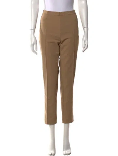 Pre-owned Akris Punto Straight Leg Pants In Neutral