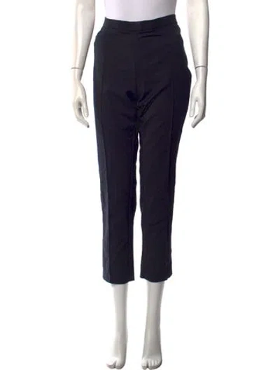 Pre-owned Akris Punto Straight Leg Pants In Neutral