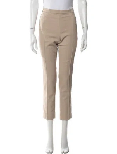 Pre-owned Akris Punto Straight Leg Pants In Neutrals