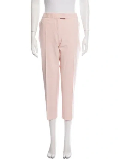 Pre-owned Akris Punto Straight Leg Pants In Pink