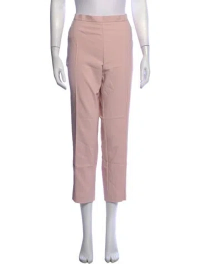 Pre-owned Akris Punto Straight Leg Pants In Pink