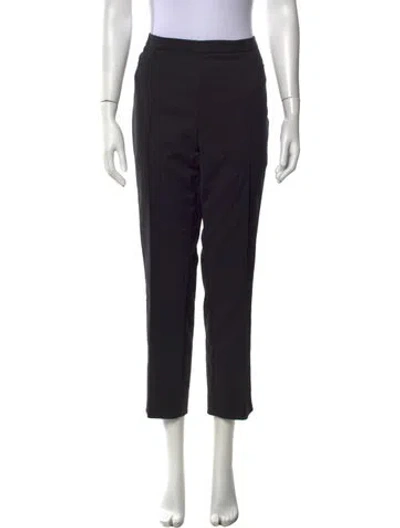 Pre-owned Akris Punto Straight Leg Pants W/ Tags In Black