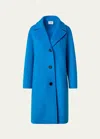 AKRIS PUNTO STRAIGHT WOOL COAT