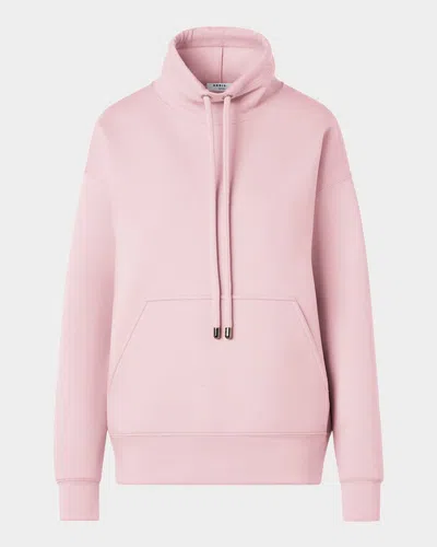Akris Punto Stretch Cotton Sweatshirt In Pink