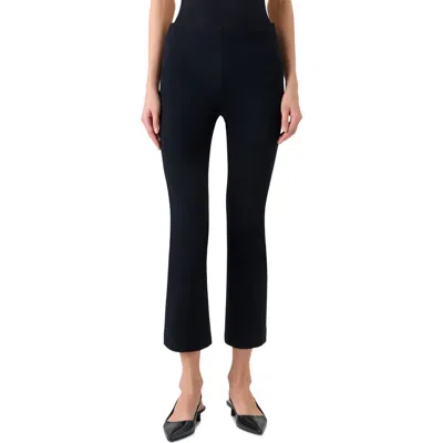Akris Punto Stretch Crepe Crop Pants In Black