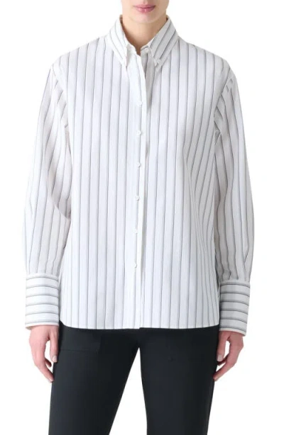 Akris Punto Stripe Button-down Shirt