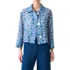 Akris Punto Dot Seersucker Shirt Jacket