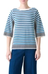 Akris Punto Stripe Virgin Merino Wool Sweater