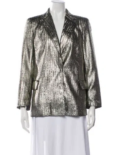 Pre-owned Akris Punto Striped Blazer In Multi