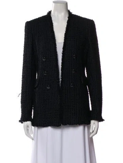 Pre-owned Akris Punto Striped Blazer W/ Tags In Green